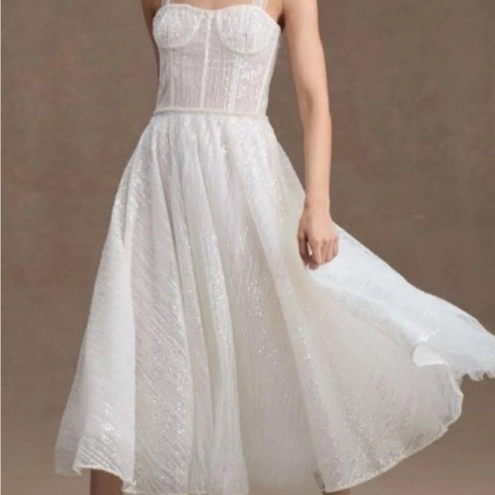Bronx and Banco Mademoiselle midi length dress- great for bridal NWT size 8